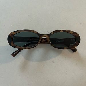 Le Specs Tortoise Outta Love Sunglasses